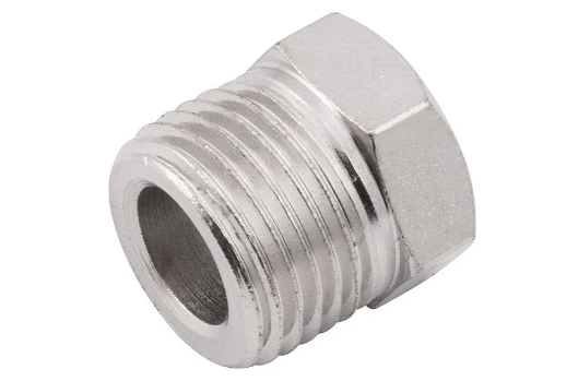 Adaptador Redutor de 1/2 Macho x 1/4 Fêmea NPT Aço