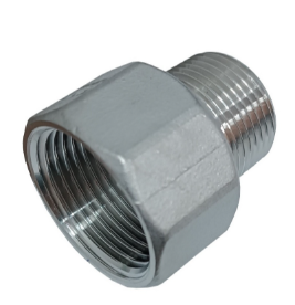 Adapt. Aço 1/4 Macho Npt X 1/4 Fêmea Npt