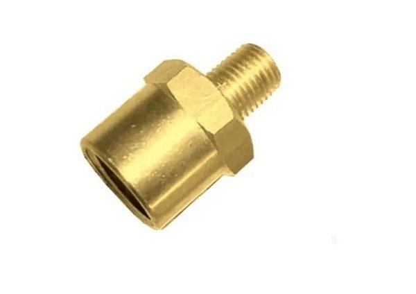 Adaptador De Redução Luva 1/4 Fêmea X 1/8 Rosca Macho