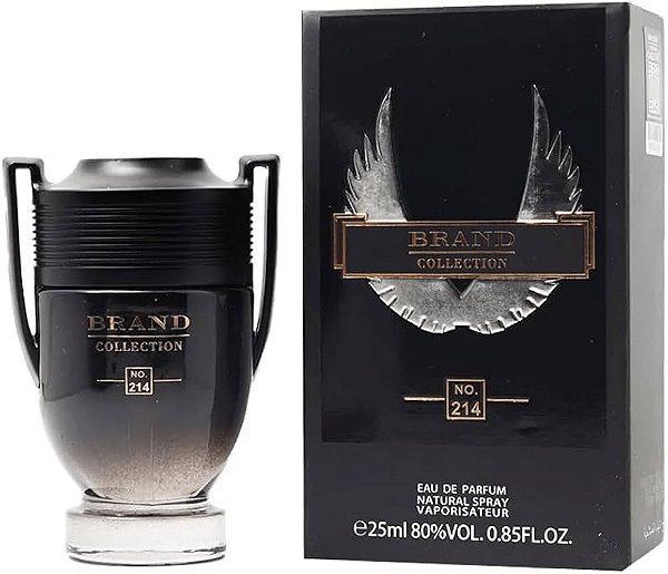 Brand Collection 214 - Invictus Black - Masculino 25ml