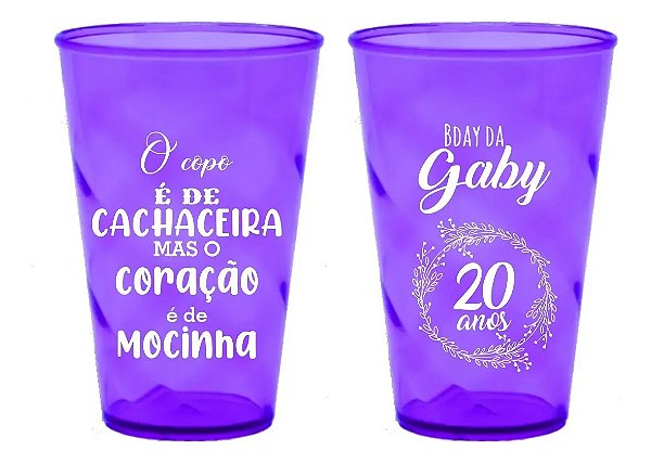 130 Copos Caldereta Twister 500ml Personalizados Frent/verso