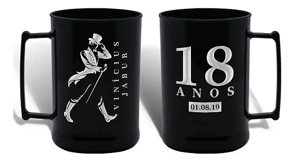 Kit 90 Canecas Chopp Personalizada Acrílica 430ml Fren/ver