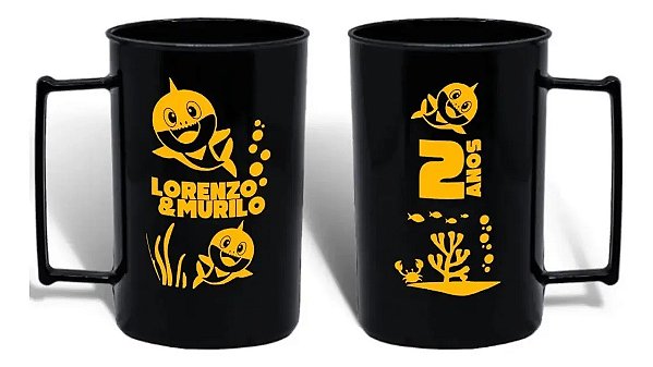 Kit 40 Canecas Chopp Personalizada Acrílica 430ml Fren/ver