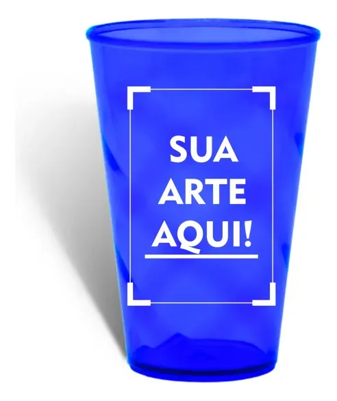 20 Copos Caldereta Twister 500ml Personalizados Frent/verso