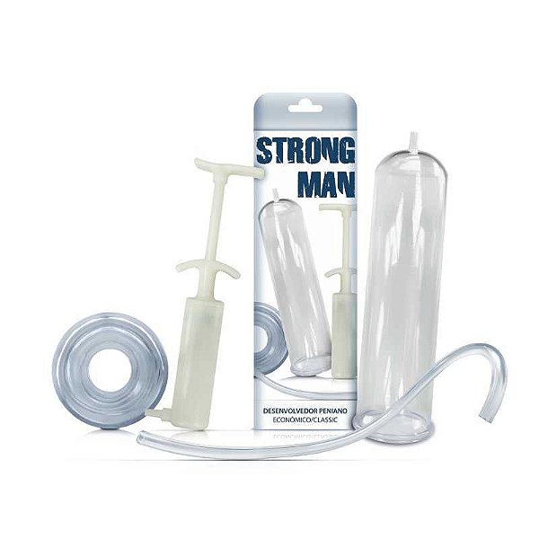 Bomba Peniana Strong Man Economico Manual - Seringa Marfin