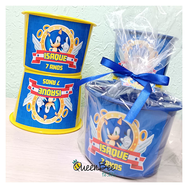 Balde para Pipoca - Sonic