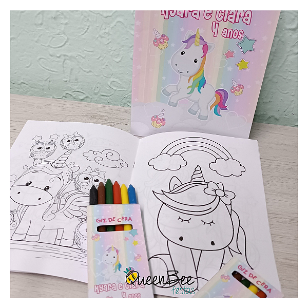 Livro de Colorir - Unicórnio