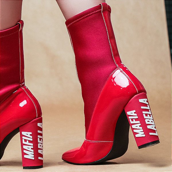 Bota LabellaMafia Vermelho