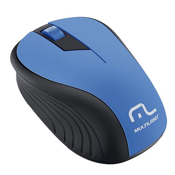 Mouse Multilaser Sem Fio 2.4Ghz Preto E Azul Usb - MO215 - EletroPaullo -  Tudo em Tecnologia!
