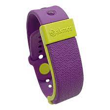 Nano bracelete akmos pulseira cor roxa