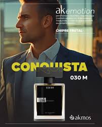 Perfume Ak Emotion Masculino 030 M Conquista 50 ml