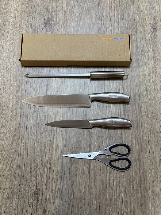 KIT CHURRASCO 4 PEÇAS