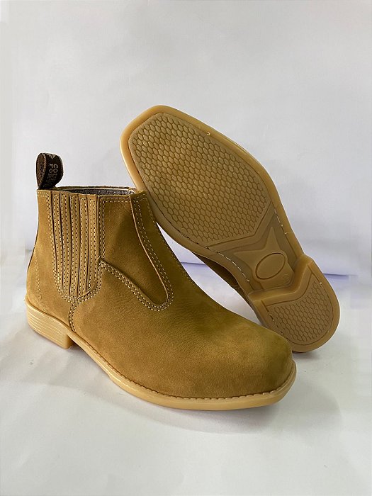 BOTINA COURO FORTE 2400