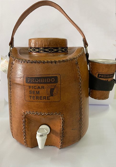 GARRAFA 8LTS ARTE COURO