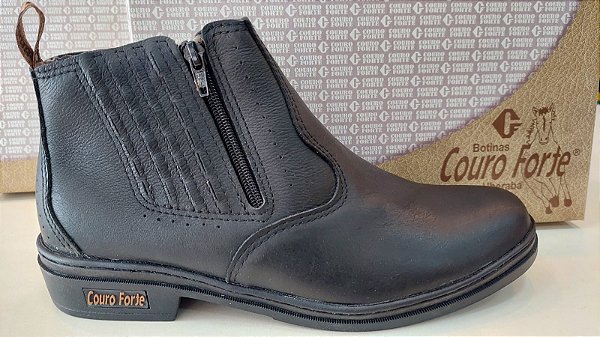 BOTINA COURO FORTE 0522
