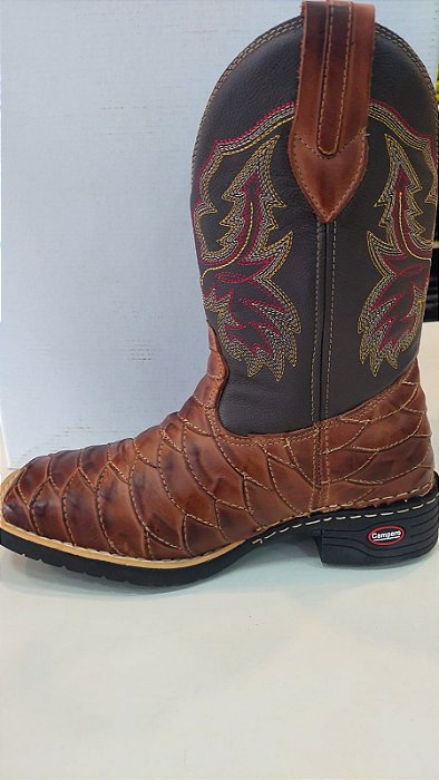 BOTA CANO ALTO ESCAMADA MASCULINO