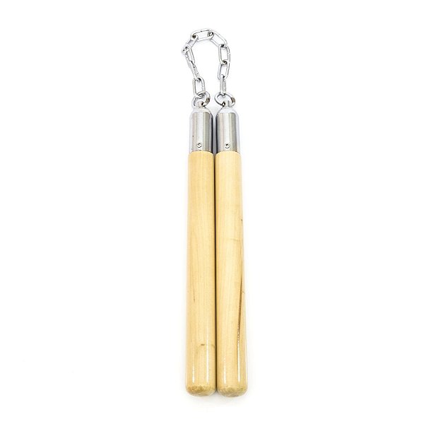 Nunchaku de Madeira para Treino de Artes Marciais