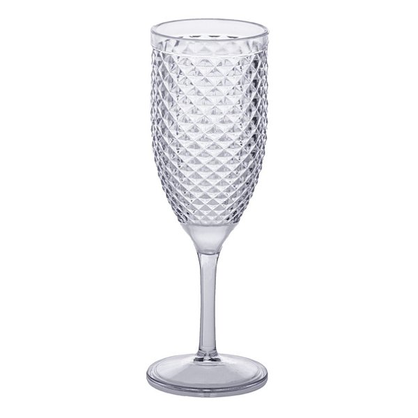 Jogo 6 Taças Champagne Luxxor Incolor 350ml - Paramount