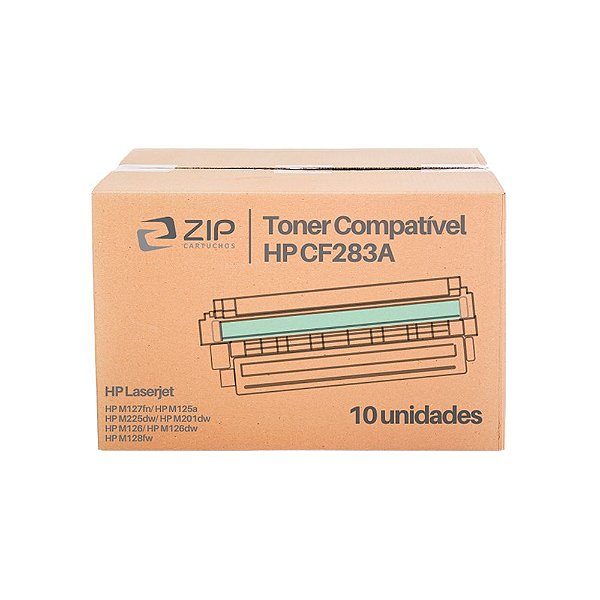 Kit de Toner HP CF283A | 83A Laserjet Compatível 10un