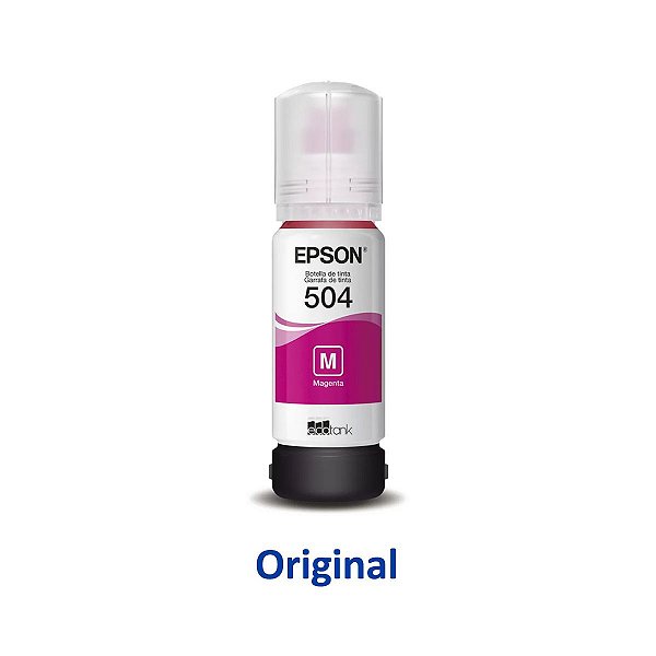 Tinta Epson 504 | T504320 Magenta Original 70ml