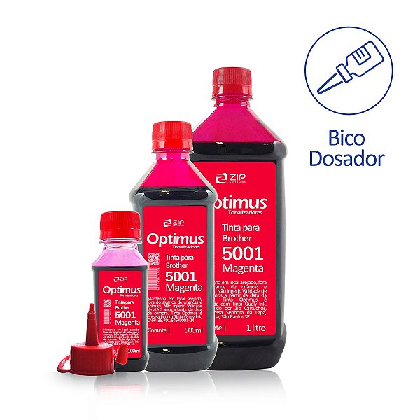 Tinta para Brother MFC-T800W | BT5001M Magenta Optimus