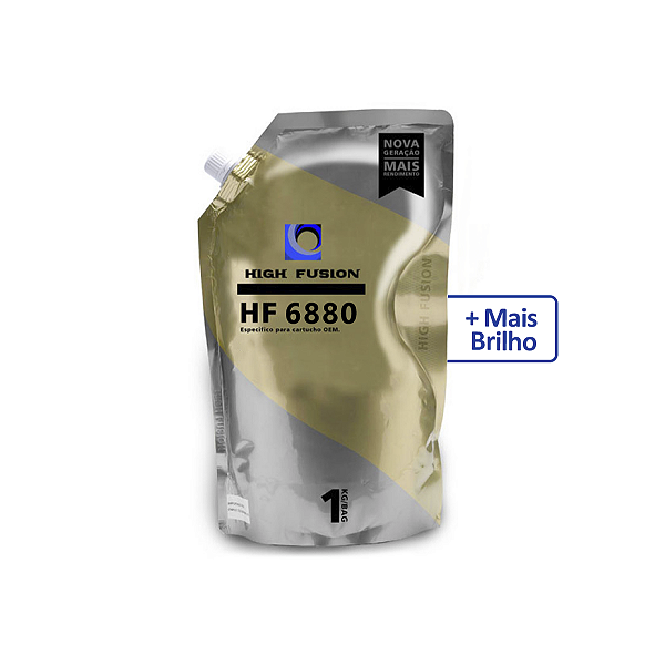 Refil de Pó de Toner Brother TN-2370 | TN-660 | HF6880 High Fusion 1kg