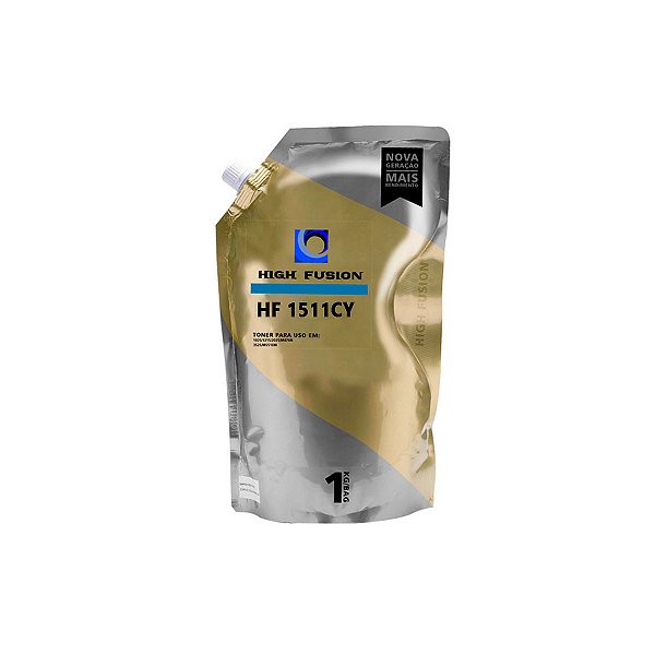 Refil de Pó de Toner HP W2021A | 414A | HF1511 High Fusion Ciano 1kg