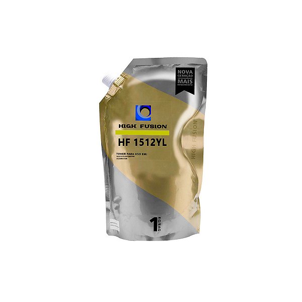 Refil de Pó de Toner HP W2022A | 414A | HF1512 High Fusion Amarelo 1kg