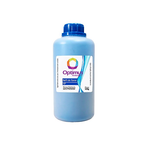 Refil de Pó de Toner HP W2021A | 414A LaserJet Optimus Ciano 500g