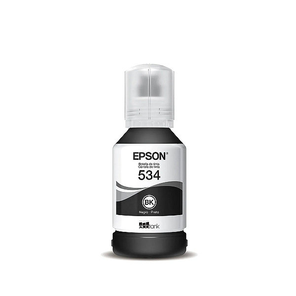 Tinta Epson 534 | T534120 Pigmentada Preta Original 120ml