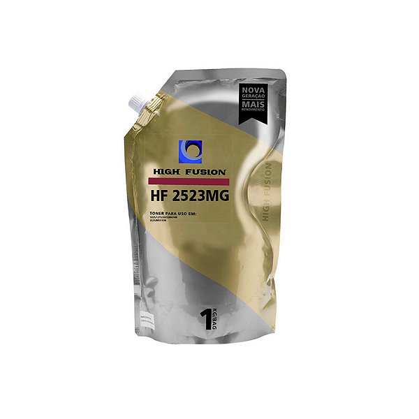 Refil de Pó de Toner HP CF513A | 204A | HF2523 LaserJet High Fusion Magenta 1kg + Poliéster