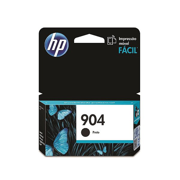 Cartucho HP 904 | HP 6970 | T6M00AB OfficeJet Preto Original 8ml