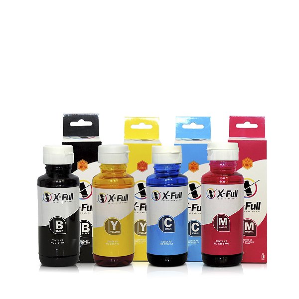 Kit de Tinta HP GT51 | GT52 | GT53 X-Full
