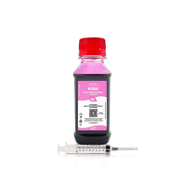 Tinta Epson Universal Magenta Claro Corante Kora 100ml
