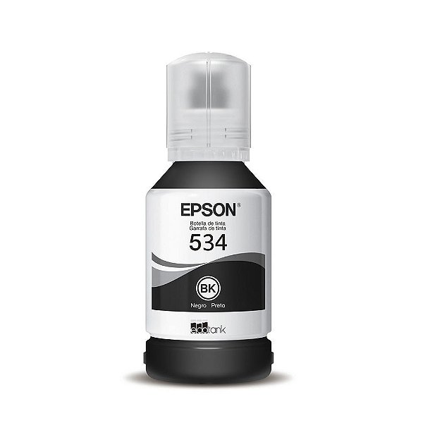 Tinta Epson M1120 EcoTank | T534120 | 534 Original Pigmentada Preta