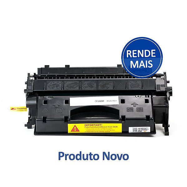 Toner HP CE505X | 05X LaserJet Preto Compatível para 6.900 páginas