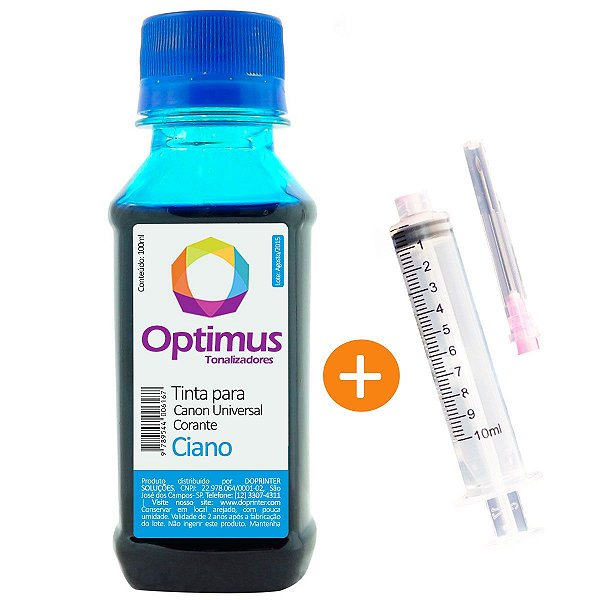 Tinta Canon TS3110 | TS 3110 | CL-146 Pixma Optimus Ciano 100ml