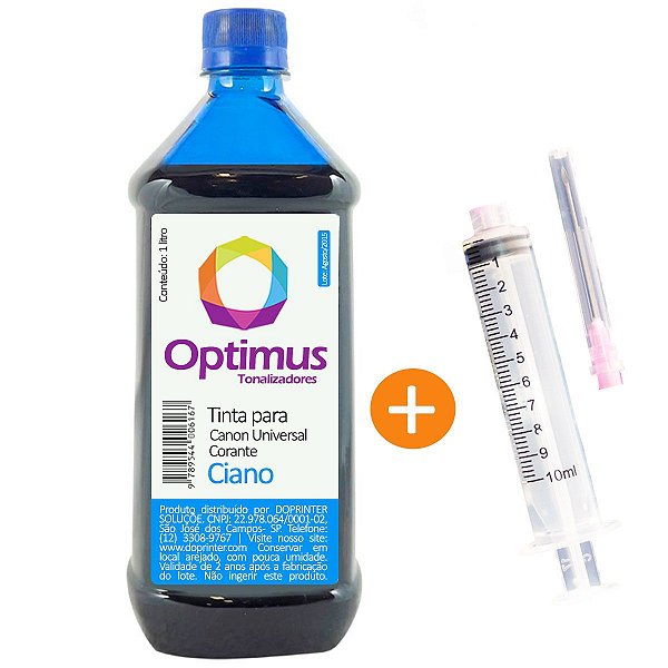 Tinta Canon TS3110 | TS 3110 | CL-146 Pixma Optimus Ciano 1 litro