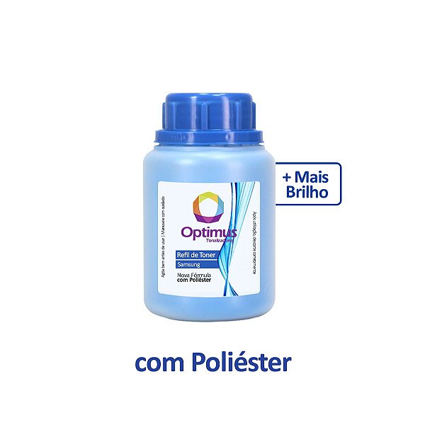 Refil de Pó para Toner Samsung 404S | CLT-C404S Xpress Ciano Optimus 50g