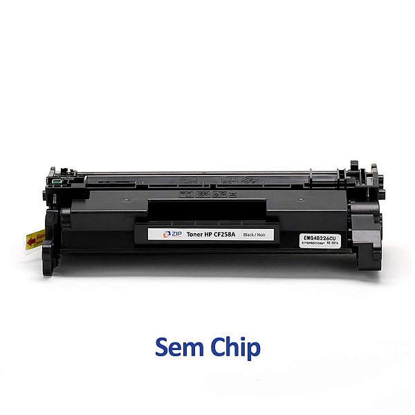Toner HP CF258A | 58A LaserJet Compatível 3.1K, sem Chip