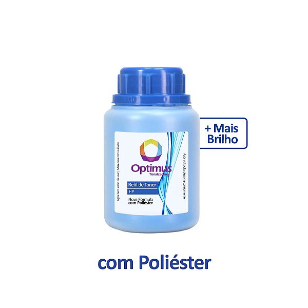 Refil de Pó de Toner HP CF401A | 201A Optimus Ciano 55g