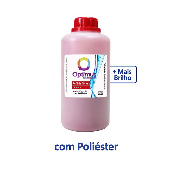 Refil de Pó de Toner HP 202X | CF503X Optimus Magenta 250g + Dosador