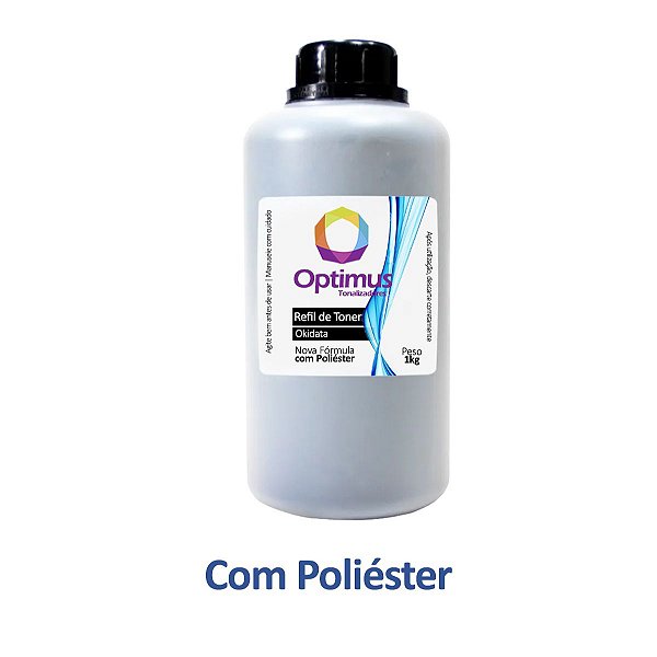 Refil de Pó de Toner Okidata 45807115 Digital Optimus Preto 1kg