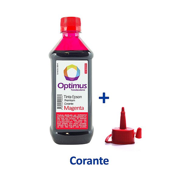 Tinta Epson TO63320 | Epson 63 Stylus Optimus Magenta 500ml + Bico Dosador