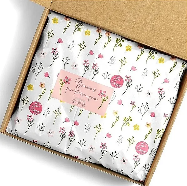 Papel de Seda Personalizado para Embalagem – 40g Colorido