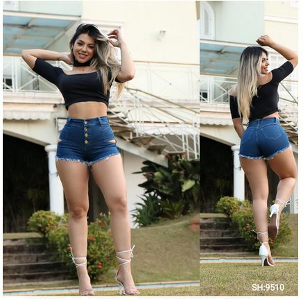 tipos de short jeans feminino