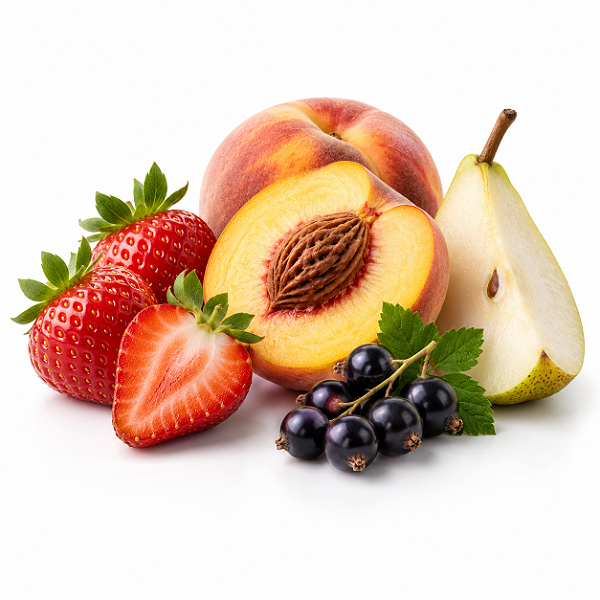 Kit Receita Morango e Pêssego com Cassis — 3 x 10 ml