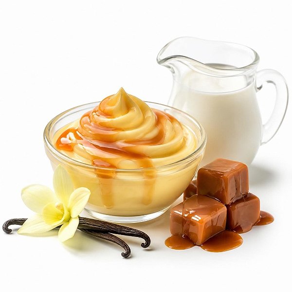 Kit Receita Custard de Baunilha com Caramelo TPA — 3 x 10 ml