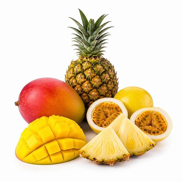 Kit Receita Manga com Abacaxi e Maracujá CAP — 3 x 10 ml