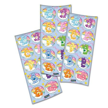 Adesivo Redondo Ursinhos Carinhosos - 30 unidades - Festcolor Promo